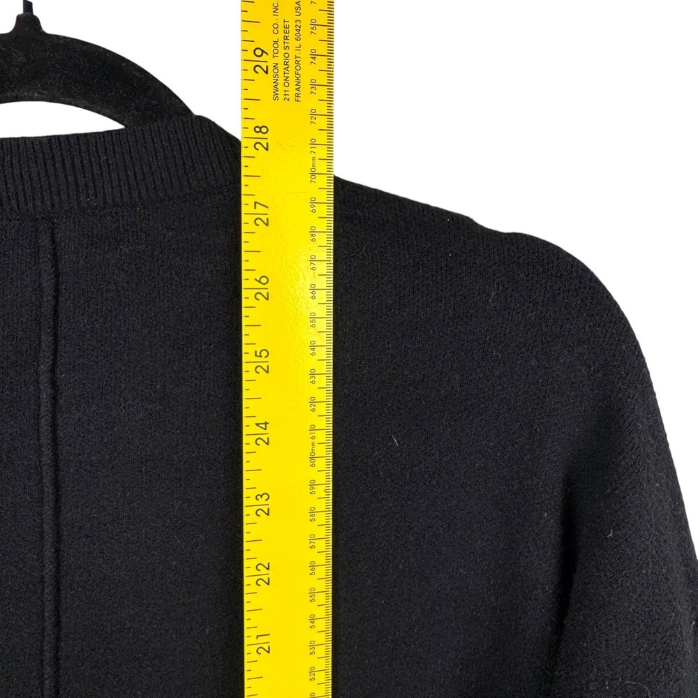 Lulus Sweater Small Oversized Black Knit Pullover Relaxed Fit Long Sleeve‎ - Picture 11 of 13